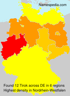 Surname Tirok in Germany Surname Tirok in Germany