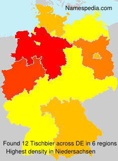 Surname Tischbier in Germany Surname Tischbier in Germany