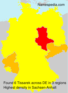 Surname Tissarek in Germany Surname Tissarek in Germany