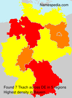 Surname Tkach in Germany Surname Tkach in Germany