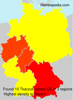 Surname Tkaczuk in Germany Surname Tkaczuk in Germany