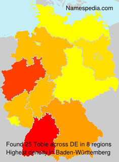 Surname Tobie in Germany Surname Tobie in Germany
