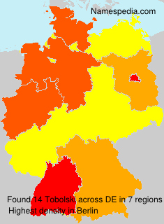 Surname Tobolski in Germany Surname Tobolski in Germany