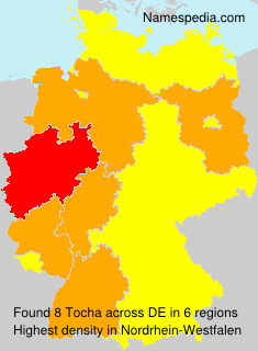 Surname Tocha in Germany Surname Tocha in Germany