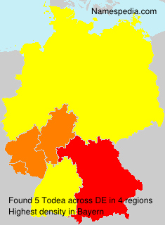 Surname Todea in Germany Surname Todea in Germany