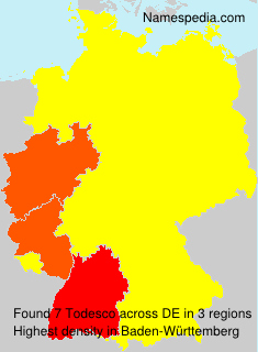 Surname Todesco in Germany Surname Todesco in Germany