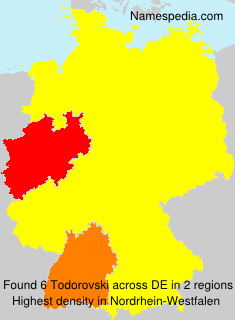 Surname Todorovski in Germany Surname Todorovski in Germany