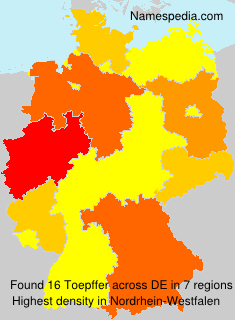 Surname Toepffer in Germany Surname Toepffer in Germany
