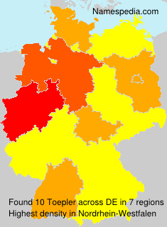 Surname Toepler in Germany Surname Toepler in Germany