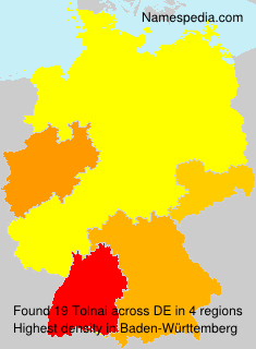 Surname Tolnai in Germany Surname Tolnai in Germany