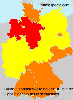 Surname Tomaszewska in Germany Surname Tomaszewska in Germany