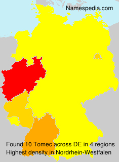 Surname Tomec in Germany Surname Tomec in Germany