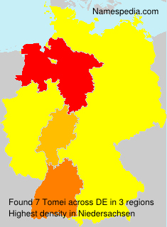 Surname Tomei in Germany Surname Tomei in Germany