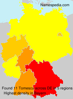 Surname Tomescu in Germany Surname Tomescu in Germany