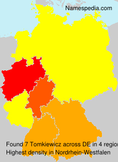 Surname Tomkiewicz in Germany Surname Tomkiewicz in Germany