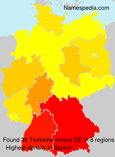 Surname Tomsche in Germany Surname Tomsche in Germany