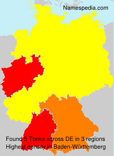 Surname Tonka in Germany Surname Tonka in Germany
