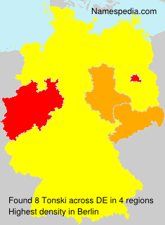 Surname Tonski in Germany Surname Tonski in Germany