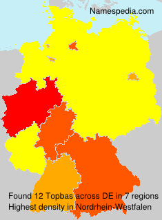 Surname Topbas in Germany Surname Topbas in Germany