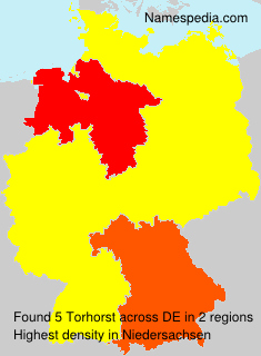Surname Torhorst in Germany Surname Torhorst in Germany