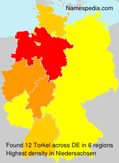 Surname Torkel in Germany Surname Torkel in Germany