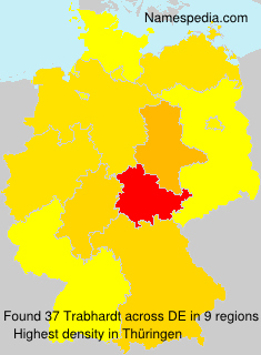 Surname Trabhardt in Germany Surname Trabhardt in Germany