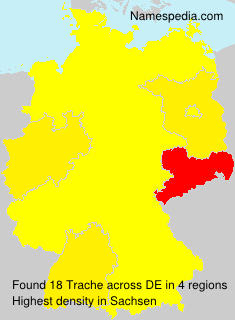 Surname Trache in Germany Surname Trache in Germany