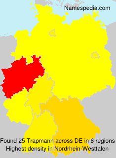 Surname Trapmann in Germany Surname Trapmann in Germany