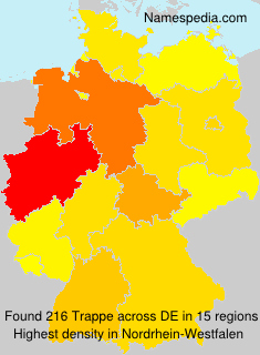 Surname Trappe in Germany Surname Trappe in Germany