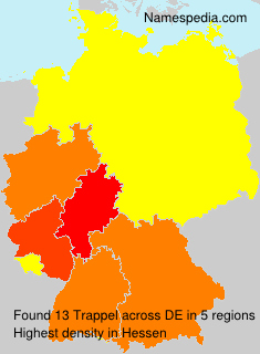 Surname Trappel in Germany Surname Trappel in Germany