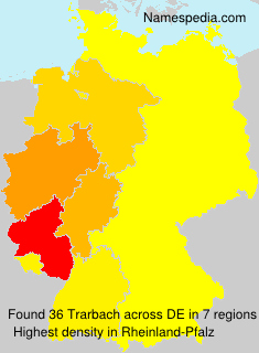 Surname Trarbach in Germany Surname Trarbach in Germany