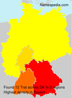 Surname Trat in Germany