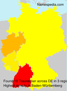 Surname Traunecker in Germany Surname Traunecker in Germany