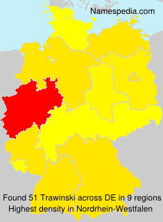 Surname Trawinski in Germany Surname Trawinski in Germany