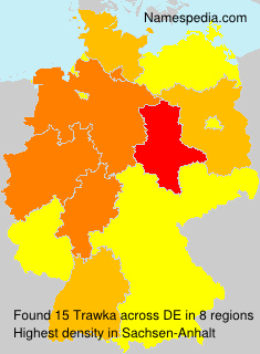 Surname Trawka in Germany Surname Trawka in Germany