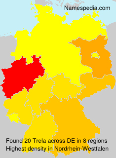 Surname Trela in Germany Surname Trela in Germany