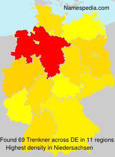 Surname Trenkner in Germany Surname Trenkner in Germany