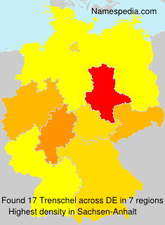Surname Trenschel in Germany Surname Trenschel in Germany