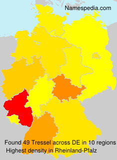 Surname Tressel in Germany Surname Tressel in Germany