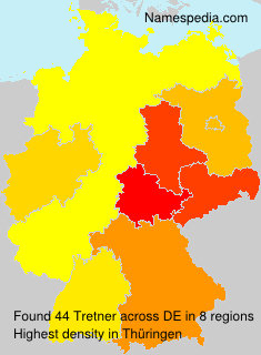 Surname Tretner in Germany Surname Tretner in Germany