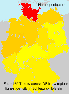 Surname Tretow in Germany Surname Tretow in Germany