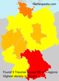 Surname Treumer in Germany Surname Treumer in Germany
