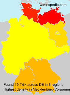 Surname Trilk in Germany Surname Trilk in Germany