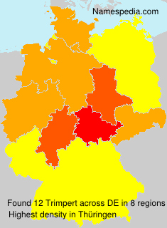Surname Trimpert in Germany Surname Trimpert in Germany