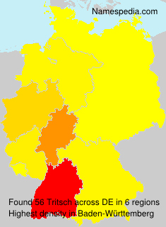 Surname Tritsch in Germany Surname Tritsch in Germany
