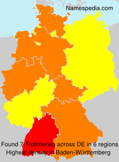 Surname Trofimenko in Germany Surname Trofimenko in Germany