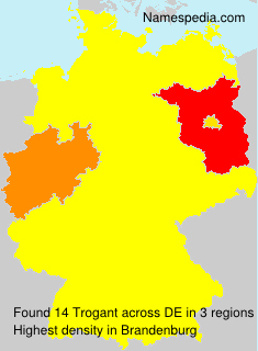 Surname Trogant in Germany Surname Trogant in Germany