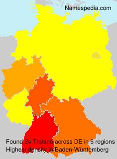 Surname Troiano in Germany Surname Troiano in Germany