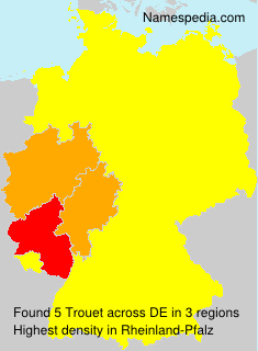 Surname Trouet in Germany Surname Trouet in Germany