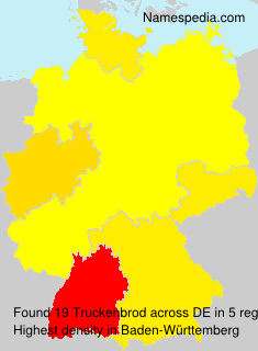 Surname Truckenbrod in Germany Surname Truckenbrod in Germany